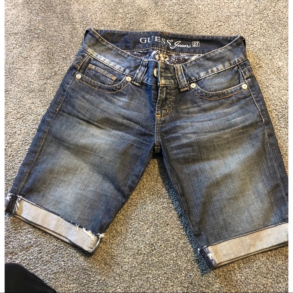 GUESS denim Bermuda shorts